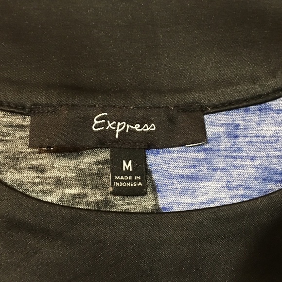 Bold,floral swing dress- Express- early 2000s - Picture 3 of 8